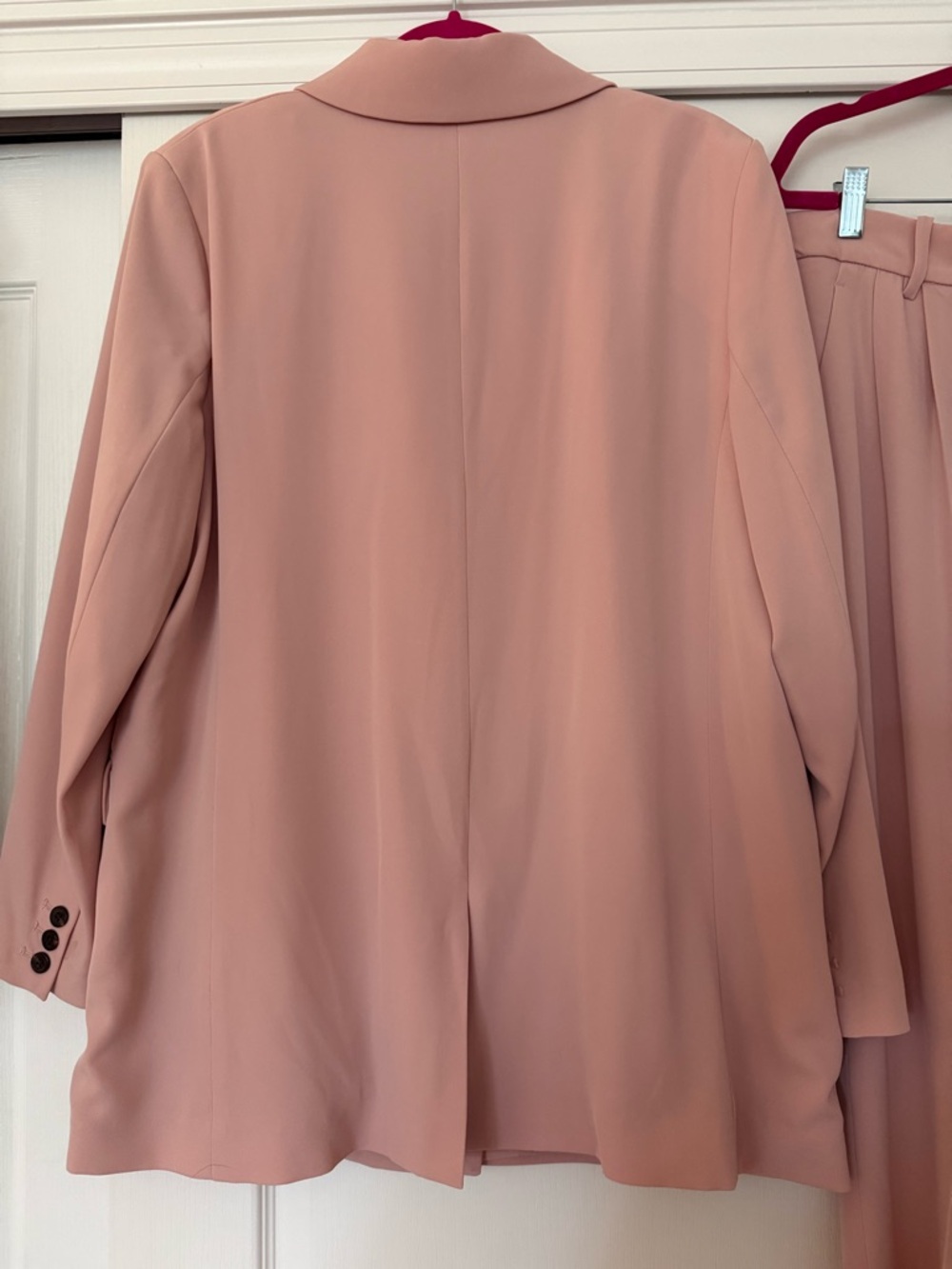H&M Dusty Rose Double-Breasted Pantsuit - Picture 7 of 14